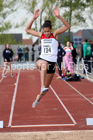 Womens under-20s long jump, 2019 North Eastern Track and Field Champs., Middlesbrough. Photo:  David T. Hewitson/Sports for All Pics